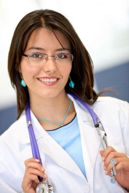 Female Doctor In A Hospital Smiling Portrait Freestock Photos