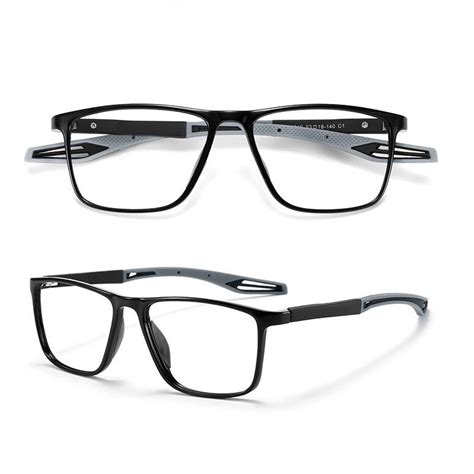 Fg Fashion Tr90 Reading Glasses For Men Spring Leg Sports Presbyopia Glasses Anti Blue Light