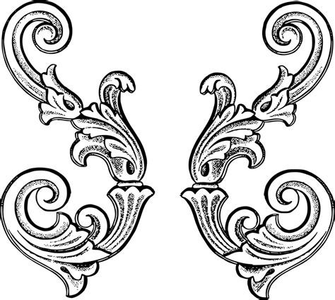 Download 5 Royalty Free Vintage Flourish Art Images | Oh So Nifty Vintage Graphics