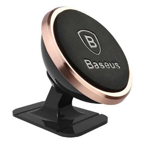 Baseus 360 Degree Rotation Magnetic Mount Rose Gold Price In Saudi