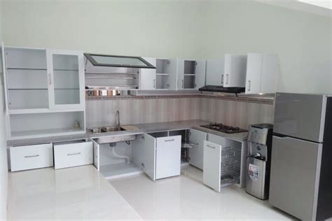 Harga Kitchen Set Per Meter Hpl Kayu Aluminium Dan Pvc Terbaru