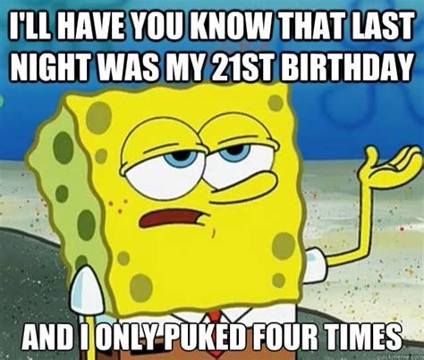 20 Funniest Happy 21st Birthday Memes