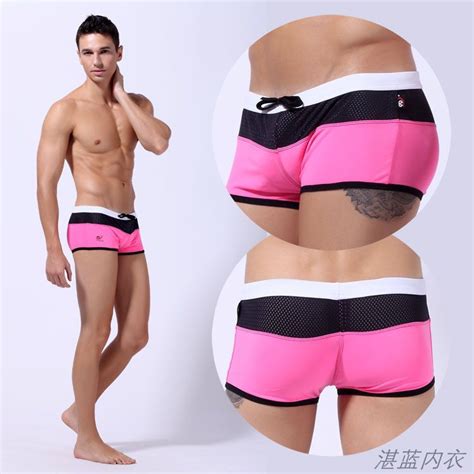 Discount Hot Nylon Men Swimwears Sexy Swim Shorts Brand Wangjiang
