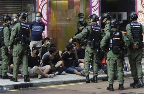 ninety protesters arrested in hong kong over demonstrations against delayed election