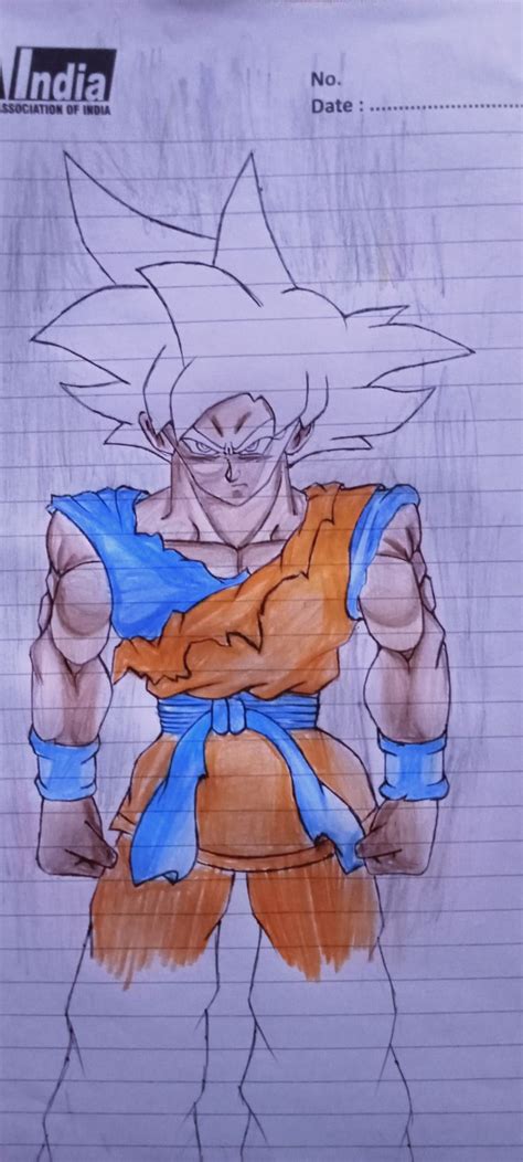 Pin By Goku Sketch On Goku Ultra Instict Full Body Drawing Body