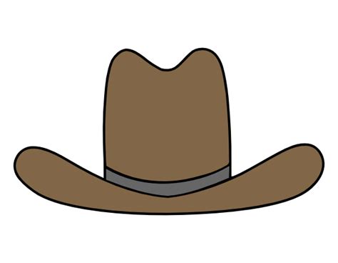 Cowboy Hat Template Clipart Best