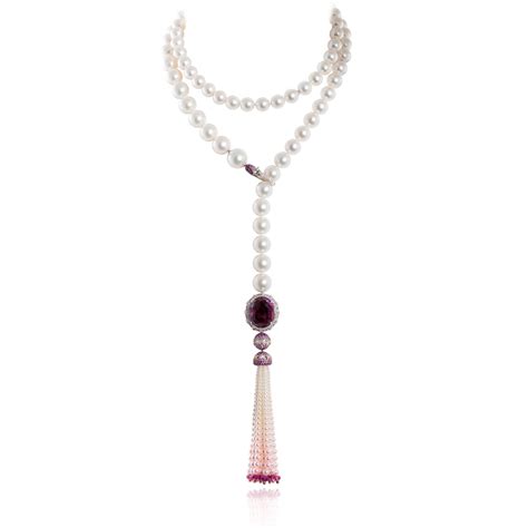 Rubellite Drop Earrings In White Gold Tayma The