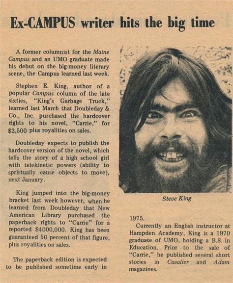 The Photo University Of Maine Used To Announce That Stephen King Sold