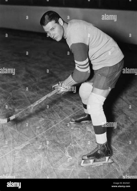 Portrait Of Hockey Player Stock Photo Alamy