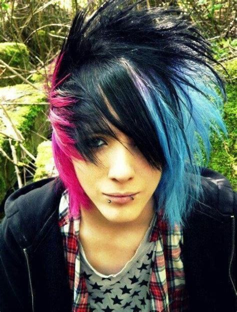 Here, we have collected a list of the best boy's haircuts for 2021. Great hairstyles | Emo scene hair, Emo hair color, Emo hair