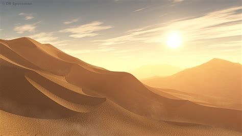 Vue Desert Scene By Drspaceman Desert Background Desert Landscape Art Dune Art