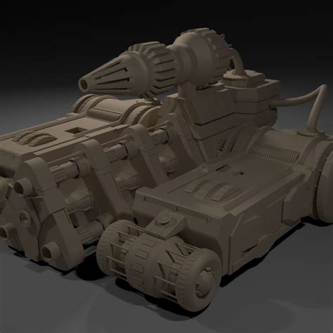 Futuristic Tank Cgtrader