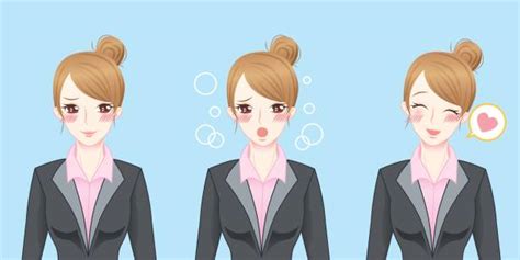 Best Shy Embarrassed Illustrations Royalty Free Vector