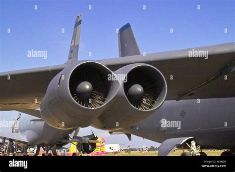 Twin Engine Pods Of B52 Stratofortress Stock Photo Royalty Free Image