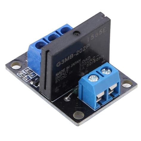 12V 1 Channel SSR Solid State Relay Low Level Trigger With Fuse Stable