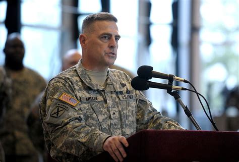 Brig Gen Mark Milley Deputy Commander Of Operations For The 101st