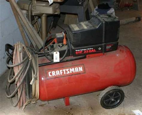 2286 Craftsman 6 Hp 33 Gallon Air Compressor Works