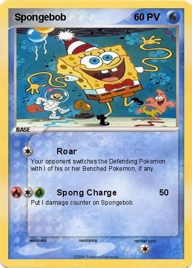 Pokémon Spongebob 4 4 Roar My Pokemon Card