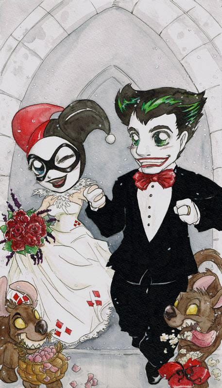 Harley Joker Wedding By Amberstoneart On Deviantart