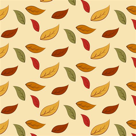 Autumn Leaves Pattern Royalty Free Vector Image Fb4