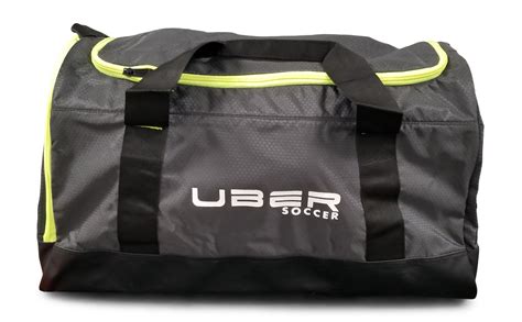 Uber Soccer Players Bag Medium Black And Green Ubersoccerusa