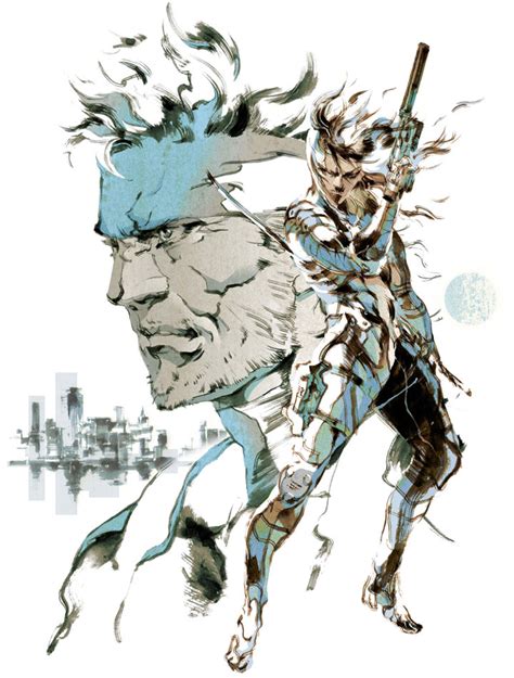 Snake And Raiden Characters And Art Metal Gear Solid 2 Sons Of Liberty