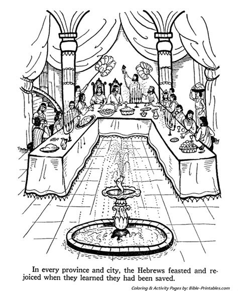 Esther becomes a queen coloring page from queen esther category. Queen Ester | Bible coloring pages, Bible coloring, Queen ...