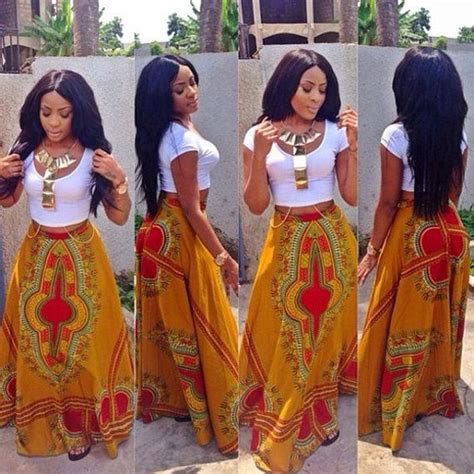 African Circle Skirt African Maxi Skirt By Diagossacouture Ropa Africana Ropa De Moda Y Moda