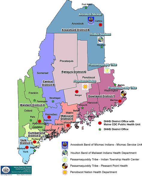 Districts Division Of Public Health Systems Maine Cdc Dhhs Maine