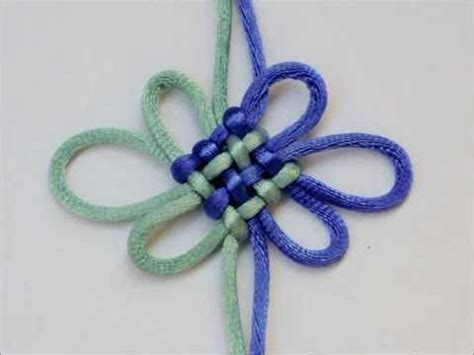 A list of basic knots used for making knotted jewelry and accessories. Pan Chang Knot. Part One. Diagrams - YouTube