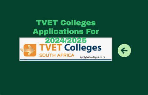 Tvet Colleges Applications For 20242025 Tvet Colleges