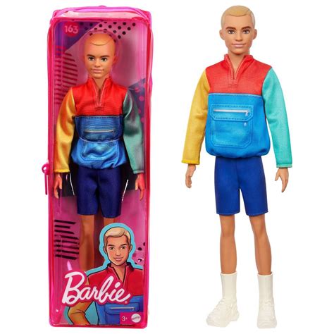 Barbie Ken Fashionistas Doll 163 Slender With Sculpted Blonde Hair
