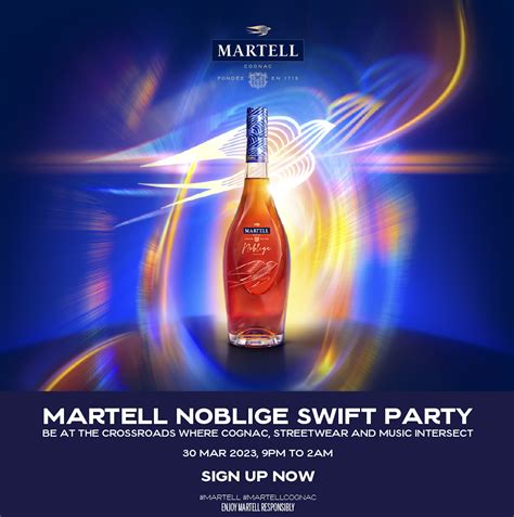 Get ready for an unforgettable night at the Martell Noblige Swift Party