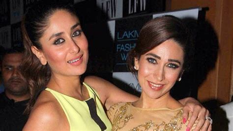 Kareena Kapoor Stands For Sister Karisma Entertainment Bollywood Emirates247