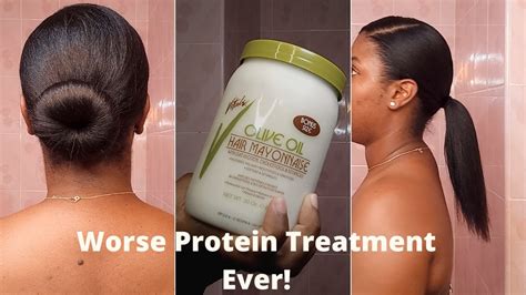 Worse Protein Treatment For Relaxed Hair Relaxed Hair Care Post Relaxer Care Youtube