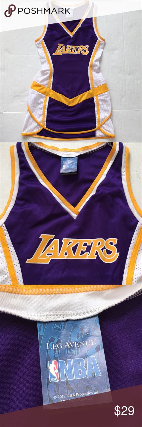 Also add a purse, bag or tote to complete her ensemble. NBA LA Lakers Jersey Dress Womens Small Excellent used ...