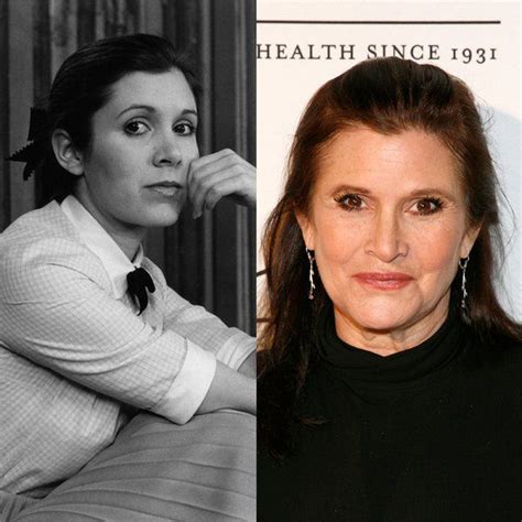 Carrie Fisher Then And Now Hollywood Celebrities Hollywood Actor
