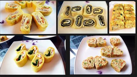 Uniknya, kedua bahan ini dibentuk melihat sekilas penjelasan di atas, membuat egg roll memang mudah. How to make Korean rolled egg omelette side dish - 5 different variations of Gyeranmalyee 계란말이 ...