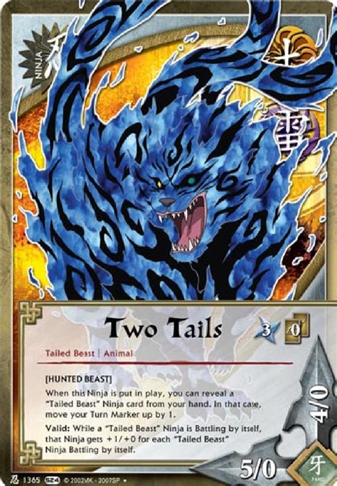 The Two Tailed Beast Matatabi Tg Card By Puja39 On Deviantart