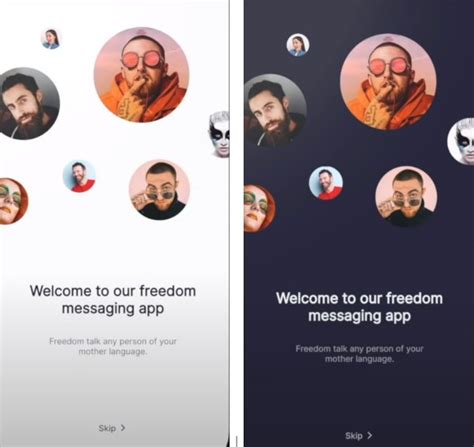 A Flutter Messaging App Light And Dark Theme