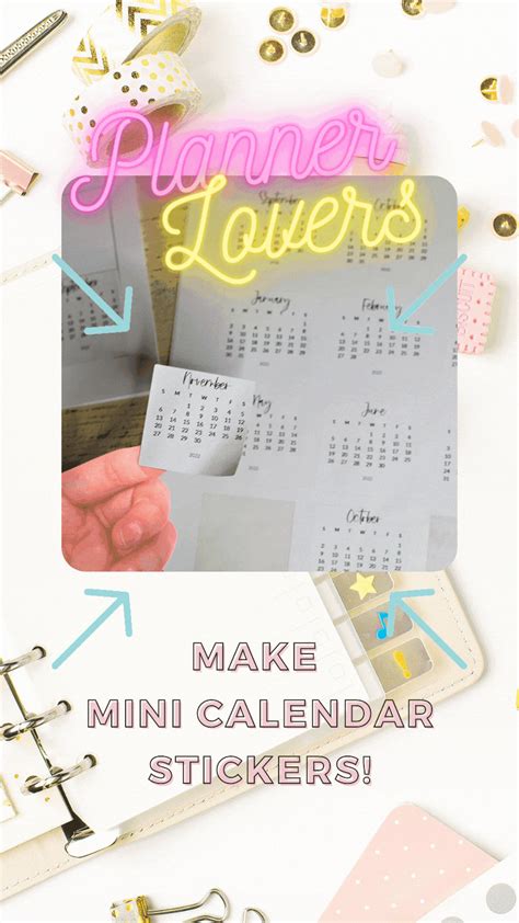 2022 And 2023 Png Monthly Calendar Stickers Digital Stickers Etsy