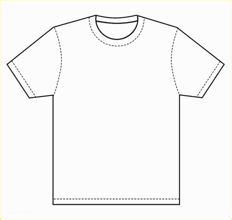 Free Shirt Templates Of Free Blank T Shirt Outline Download Free Clip