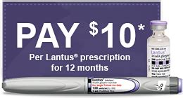 See full prescribing information for lantus. TheFrugalPharmacist