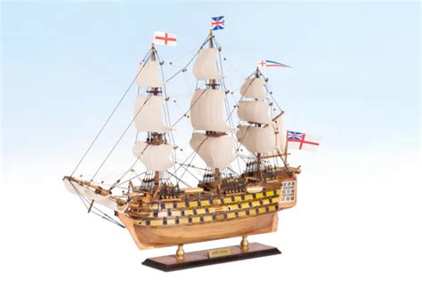 Seacraft Gallery Hms Victory Wooden Model Ship Boat Completed Handmade