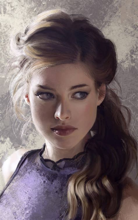 Portrait Practice by Aliena85 on @DeviantArt | Digital painting