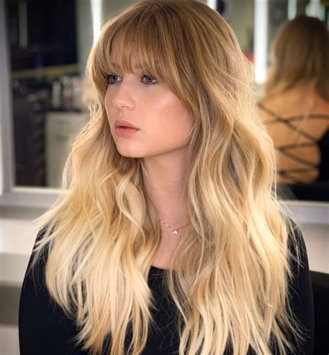 23 Perfectly Flattering Long Hairstyles With Bangs Stylesrant
