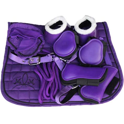Royal Purple Matching English Tack Set Horse Gear English Tack Sets