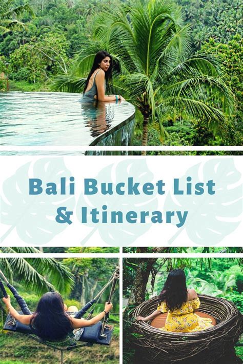 The Perfect Bali Itinerary 7 Days Or More Bali Bucket List With