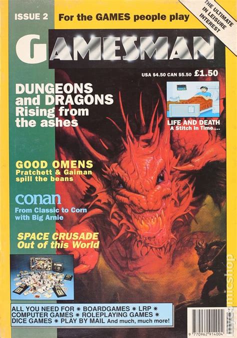 Gamesman 1991 Magazine Comic Books