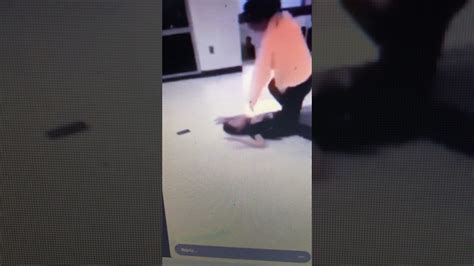 girl fight pulled down by hair slammed on floor punched in face and